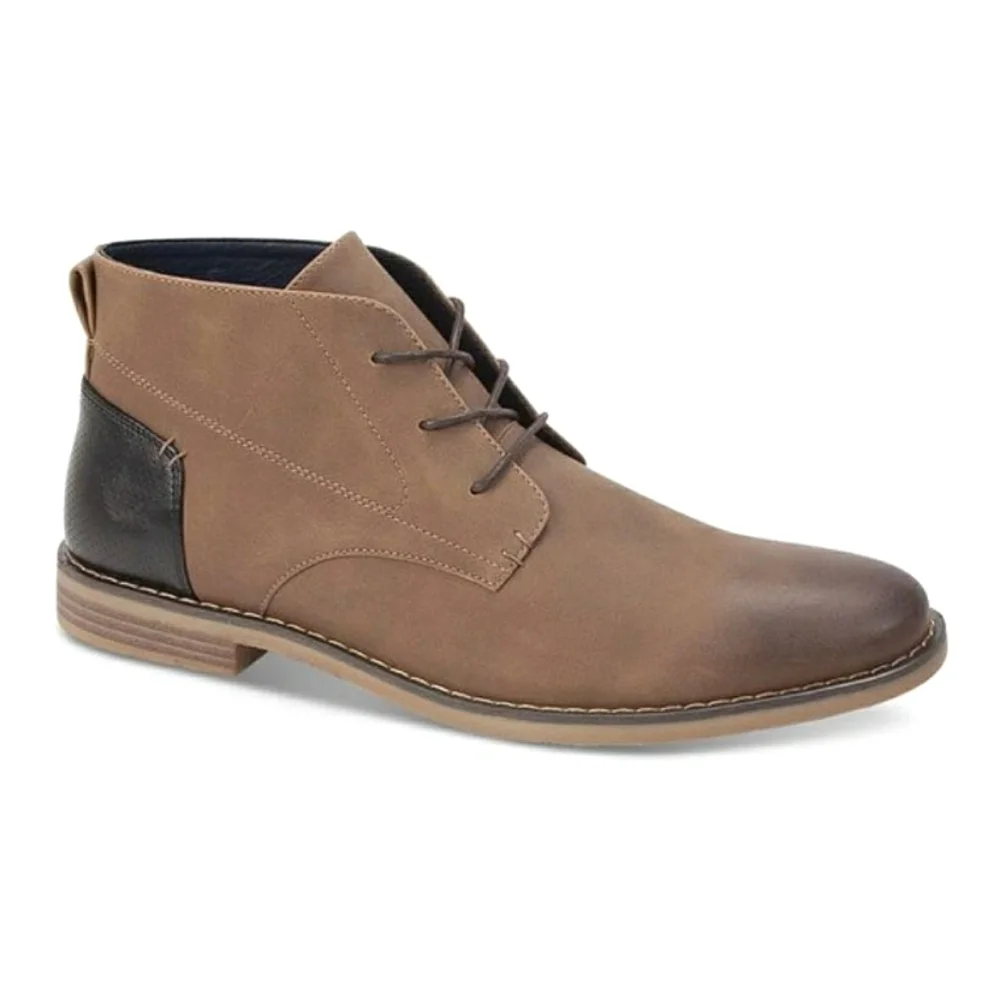 New w/Box Deer Stags Mark Cushioned Round Toe Lace-Up Dress Chukka Boot - Size 8